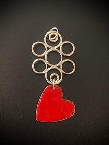 Heart and Circles Pendant